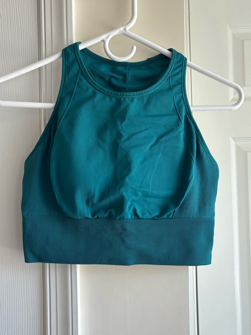 Lululemon Teal High Neck Sports Bra